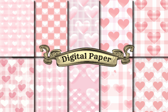 Download Pink Heart Scrapbooking Paper - Scrapbooking Collection