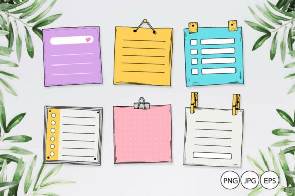 Download Scrapbooking Page Template / Notes Scrap - Premium Resources