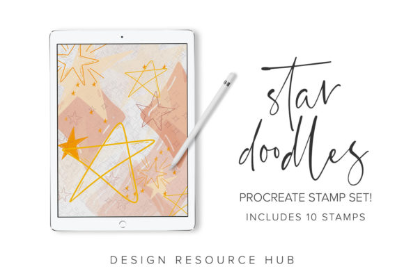 Download Star Doodles Procreate Stamps - Doodle Collection