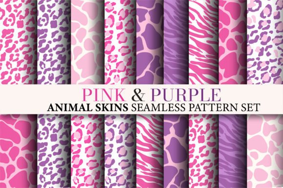 Download Animal Skin Texture Digital Paper Set - Animal skin texture Collection