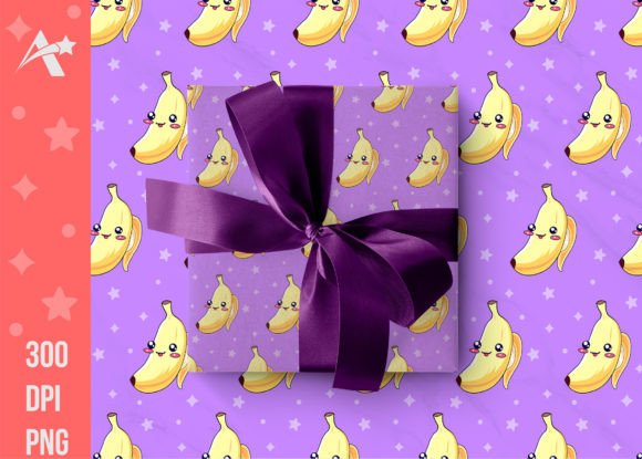 Download Cute Kawaii Banana Pattern - Kawaii Collection