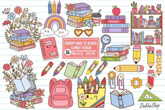 Download Kawaii Back to School PNG School Clipart - Kawaii Collection
